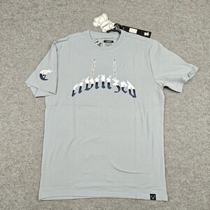 CivilizeD Shirt Mens Large Gray Chain Bear Logo Graphic Tee Streetwear New